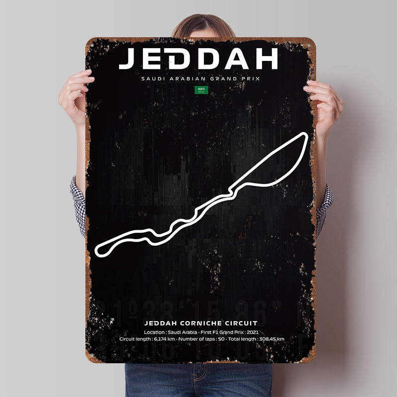 Custom Map Poster - Affiche de la carte du circuit