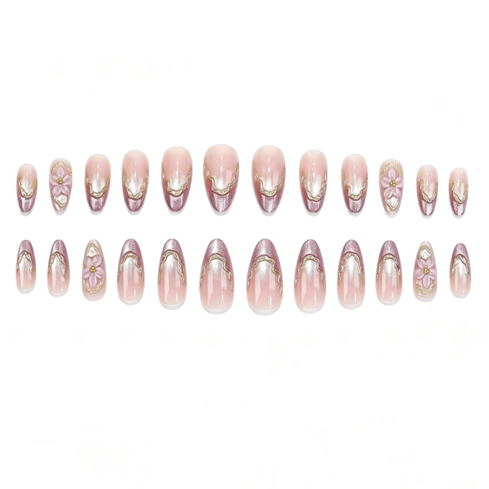 Faux ongles 3D à motifs florau - Pressed Flower Art avis et prix