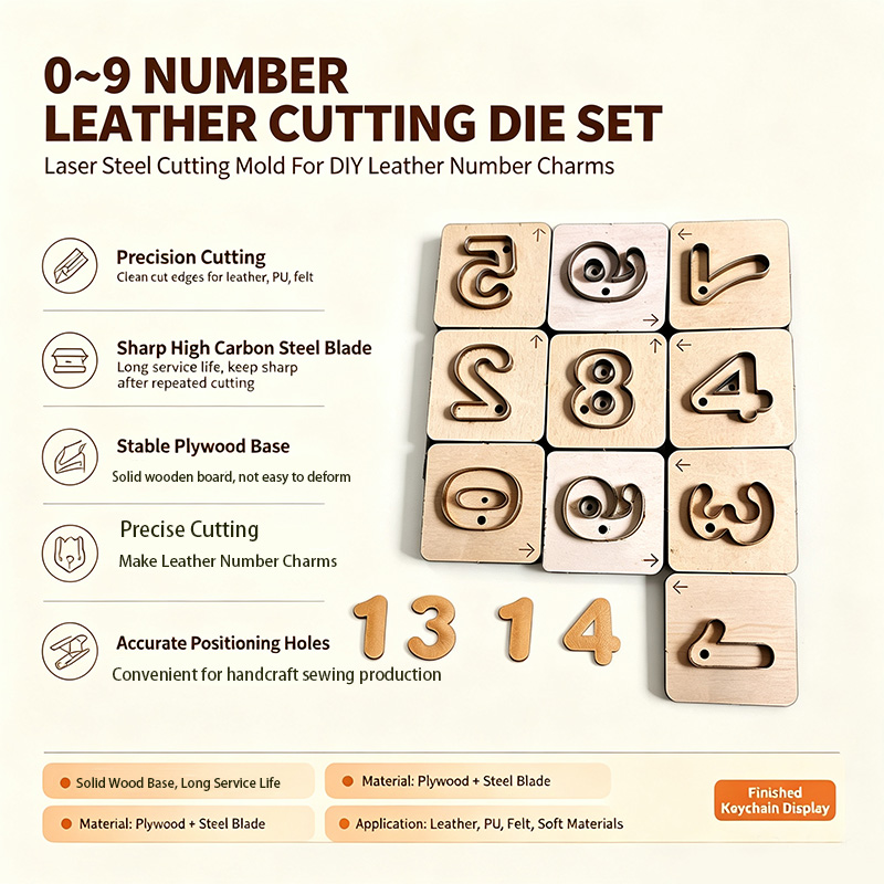 Moule de découpe artisanal en  - Monogram Keychain Leather avis et prix
