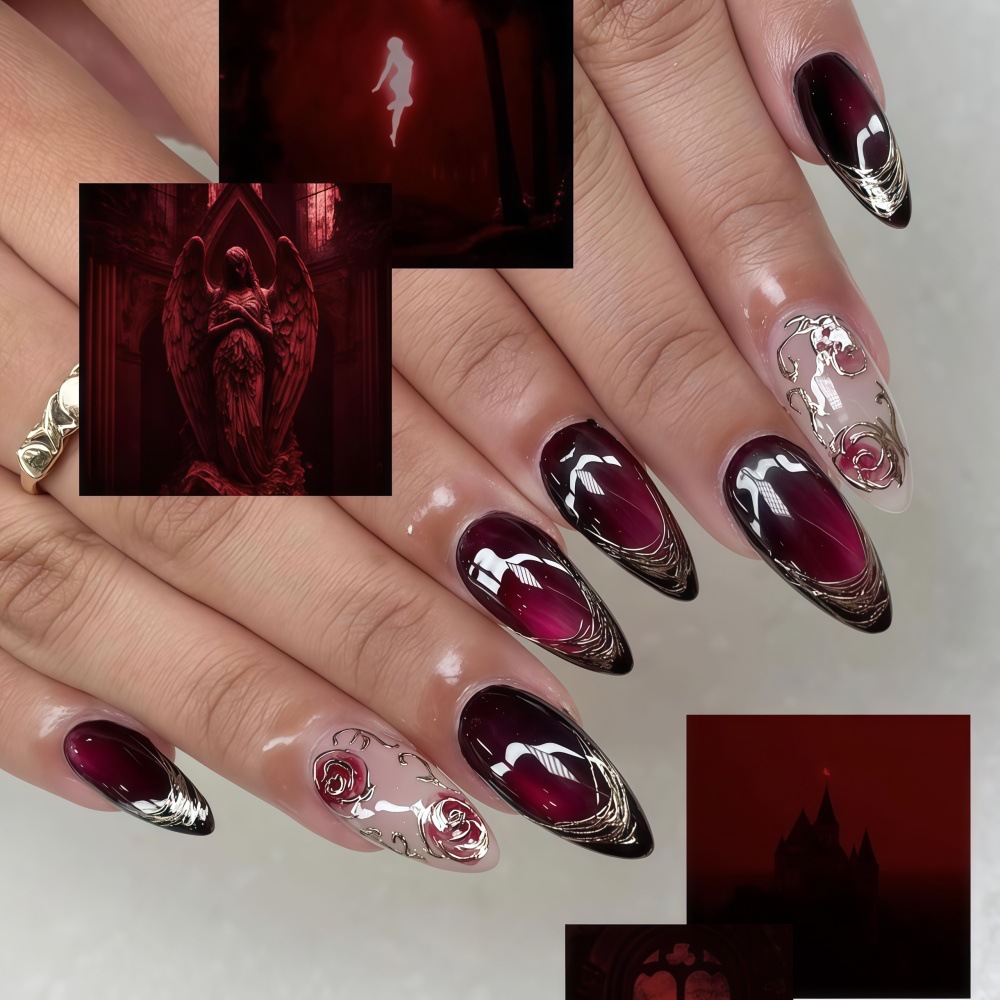 Faux ongles 3D pour femmes et  - Pressed Flower Art avis et prix