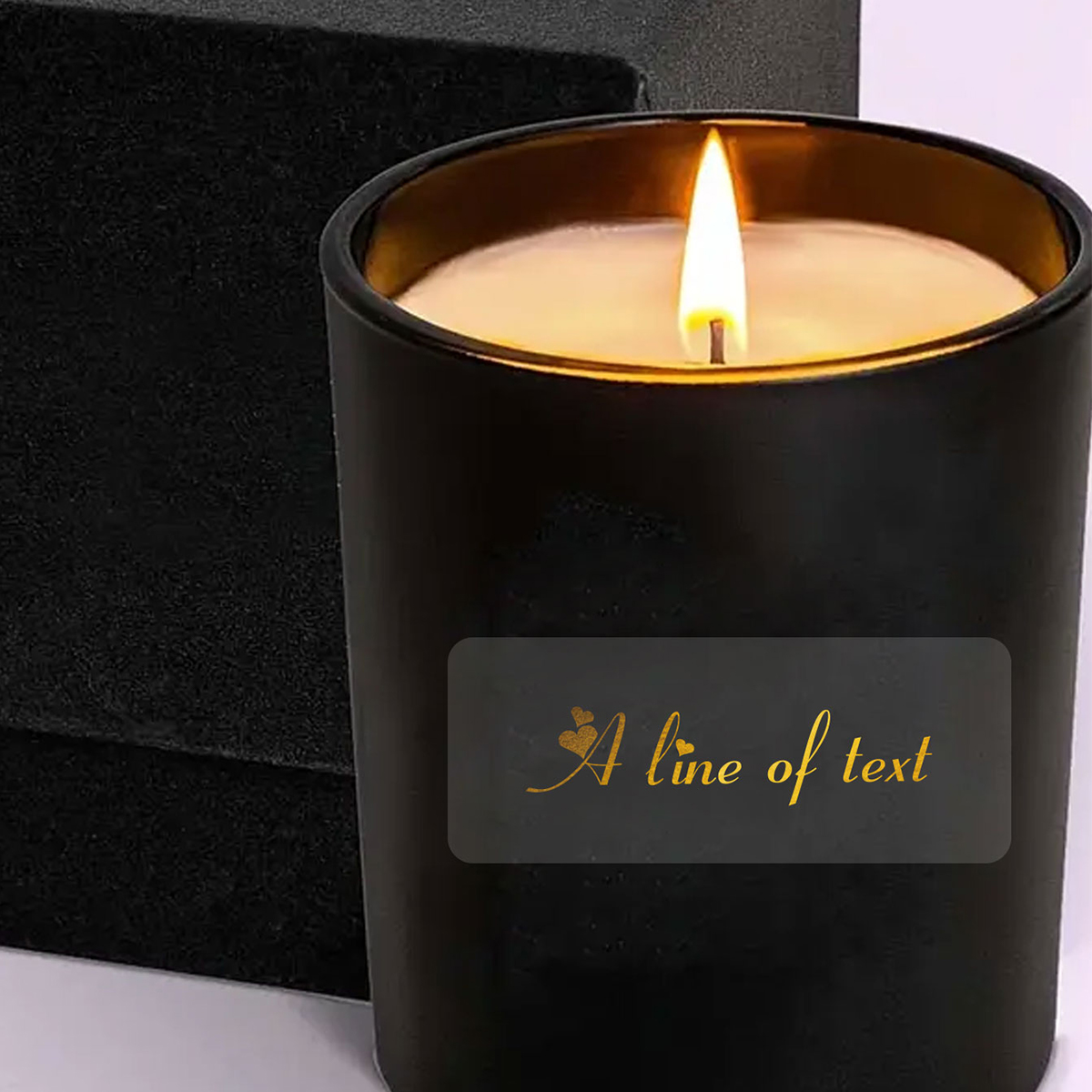 Autocollants rectangulaires tr - Personalised Candle Label avis et prix