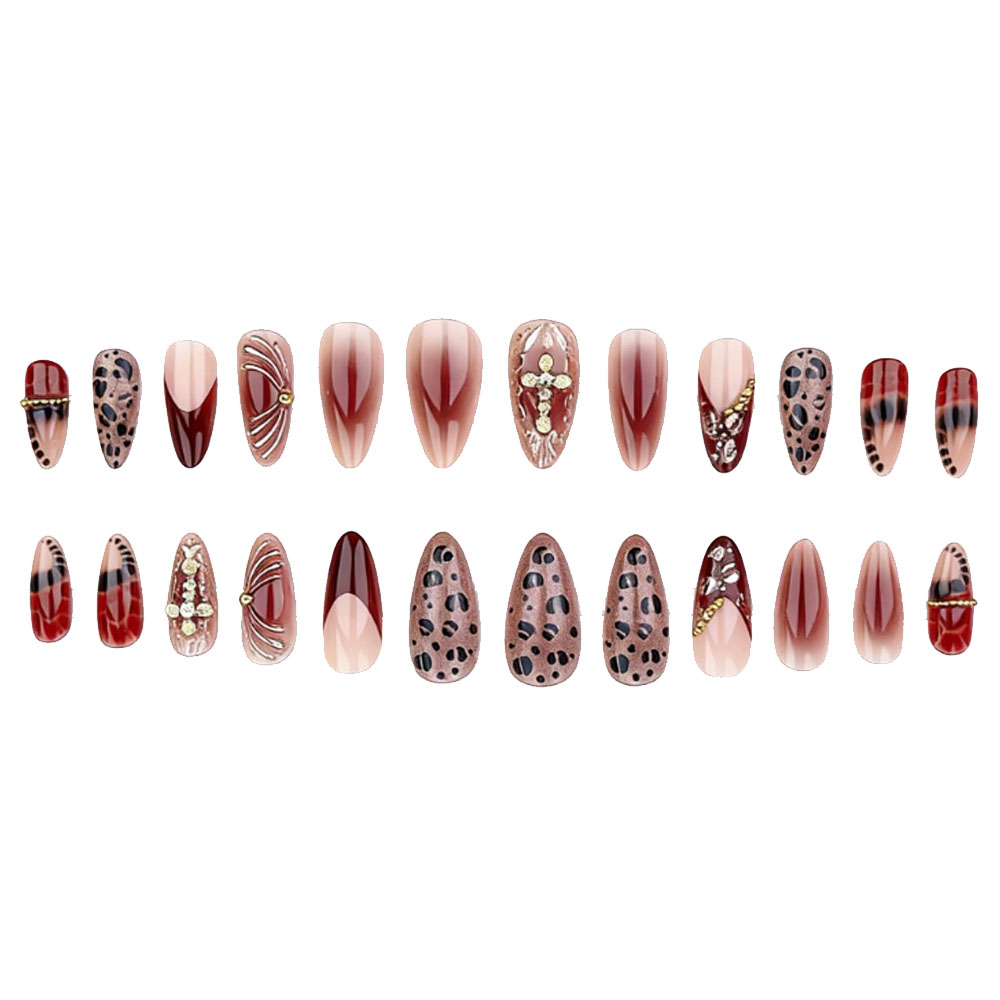 Faux ongles moyens pour femmes - Pressed Flower Art avis et prix