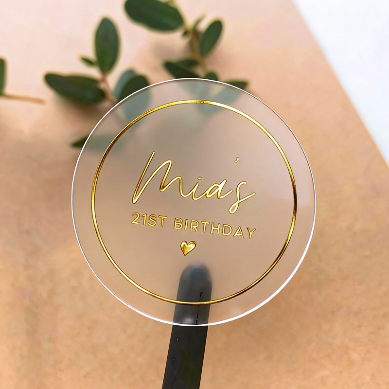 Autocollants d'anniversaire pe - Personalised Candle Label avis et prix