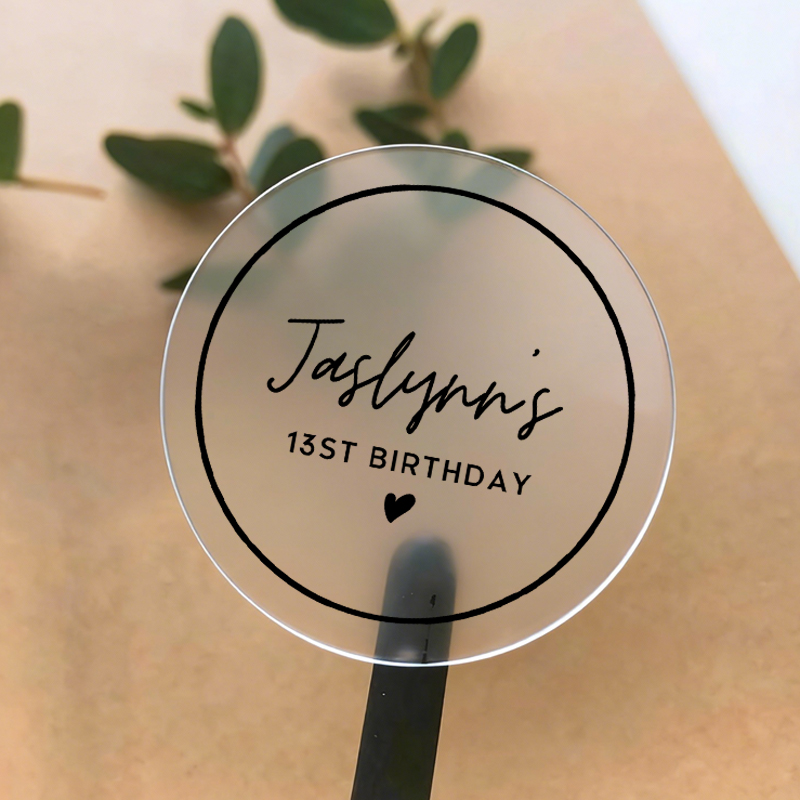 Autocollants d'anniversaire pe - Personalised Candle Label avis et prix