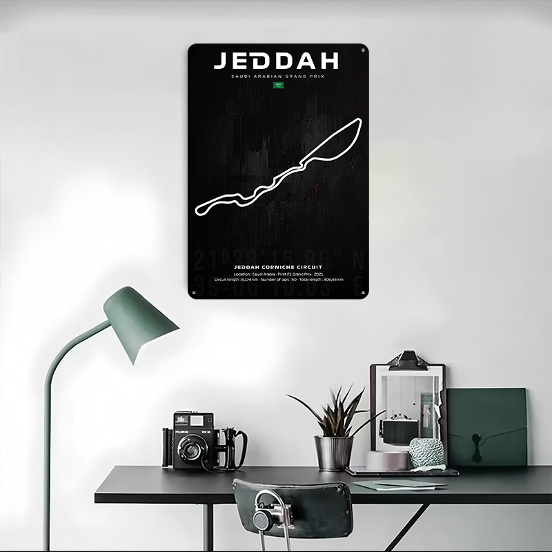 Affiche de la carte du circuit - Custom Map Poster avis et prix